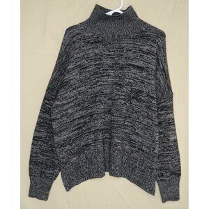 French Connection Turtleneck Sweater Heather Gray Pullover Women's Size Medium